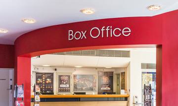 A view of the Box Office counter at The Anvil