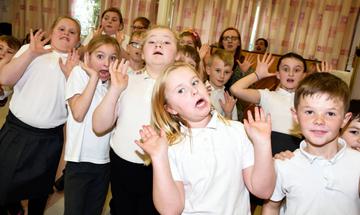 pupils in a drama lesson