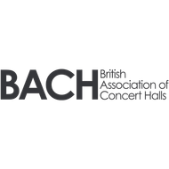 On the left in large text is 'BACH' on the right reads 'British Association of Concert Halls'