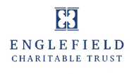A blue emblem with text below reading 'Englefield Charitable Trust'