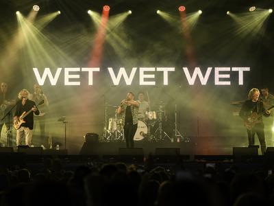 Wet Wet Wet performing on stage