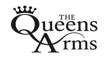 a logo that reads The Queen Arms. The Q has a crown above it