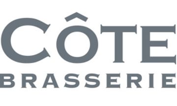 The words "Côte Brasserie" written in grey text on a white background