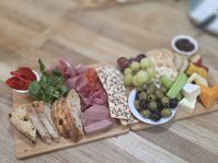 a charcuterie sharing board